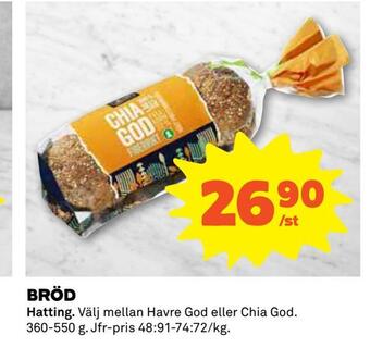 Coop Daglivs Bröd erbjuda