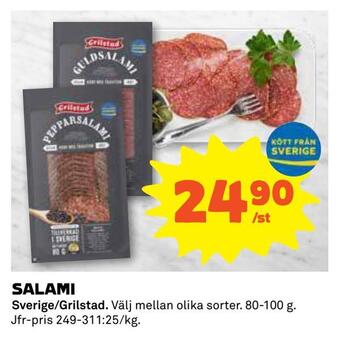 Coop Daglivs Salami erbjuda