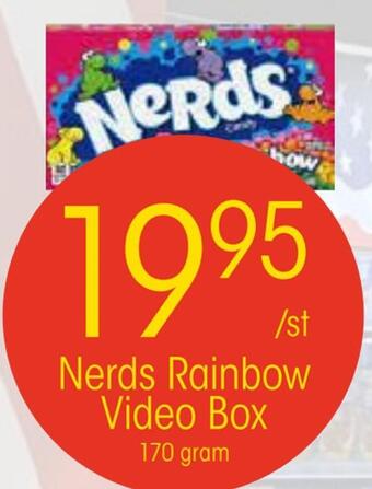 Nerds rainbow video box
