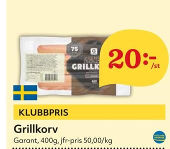 Hemköp Grillkorv erbjuda