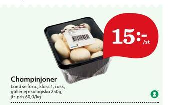 Hemköp Champinjoner erbjuda