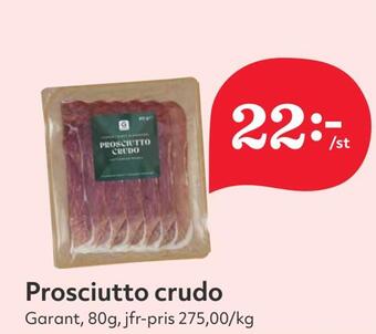Prosciutto crudo
