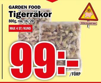 Matdax Tigerräkor erbjuda