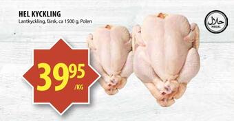 Matvärlden Tensta Hel kyckling erbjuda