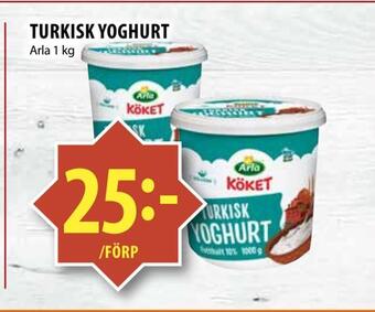 Matvärlden Tensta Turkisk yoghurt erbjuda