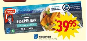 Matöppet Fiskpinnar erbjuda