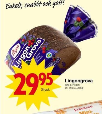 Matöppet Lingongrova erbjuda