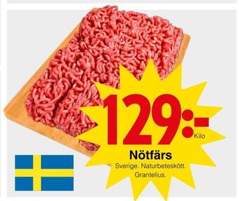 Matöppet Nötfärs erbjuda