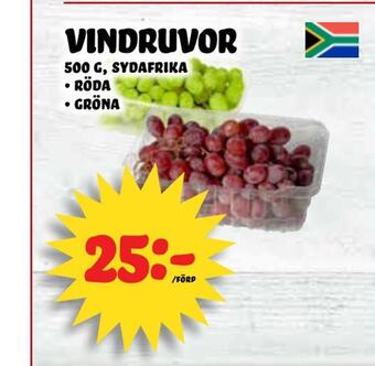 Nelins Vindruvor erbjuda