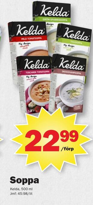 Pekås Soppa erbjuda