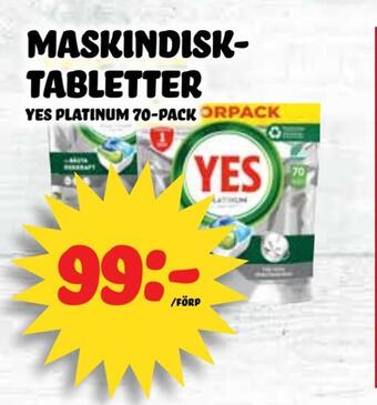 Nelins Maskindisktabletter erbjuda