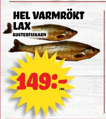 Nelins Hel varmrökt lax erbjuda