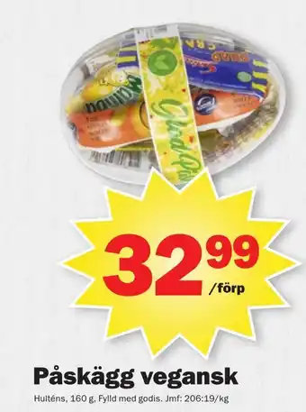 Pekås Påskägg vegansk erbjuda