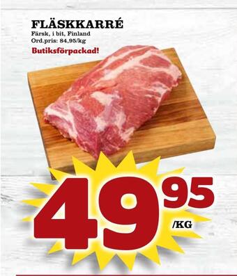 Supergrossen Fläskkarré erbjuda