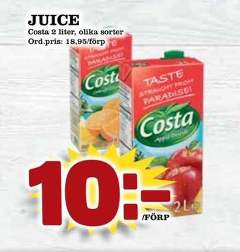 Supergrossen Juice erbjuda