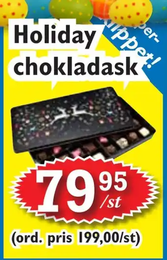T-jarlen Holiday chokladask erbjuda