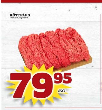 Prisma Mat Köttfärs erbjuda