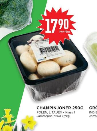 Willys Hemma Champinjoner 250g erbjuda