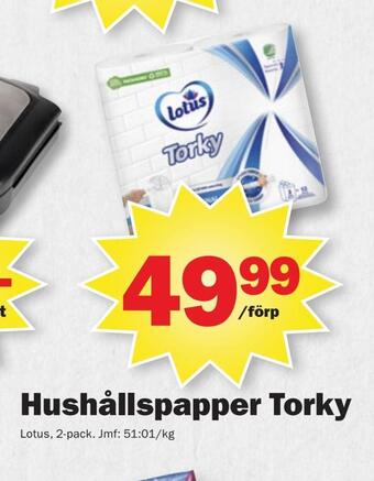 Pekås Hushållspapper torky erbjuda