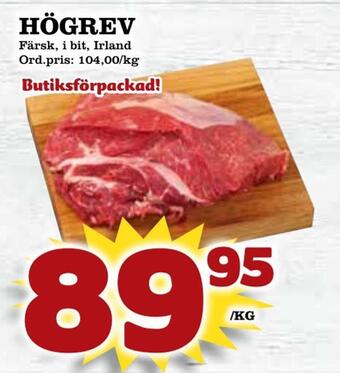 Supergrossen Högrev erbjuda
