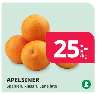 Tempo Apelsiner erbjuda