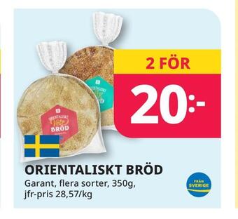 Tempo Orientaliskt bröd erbjuda