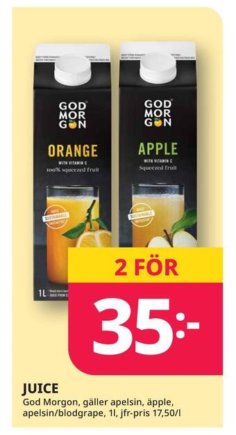 Tempo Juice erbjuda