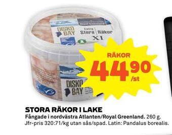 Stora Coop Stora räkor i lake erbjuda