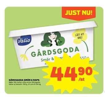 Stora Coop Gårdsgoda smör & raps erbjuda