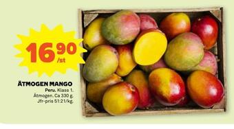 Stora Coop Ätmogen mango erbjuda