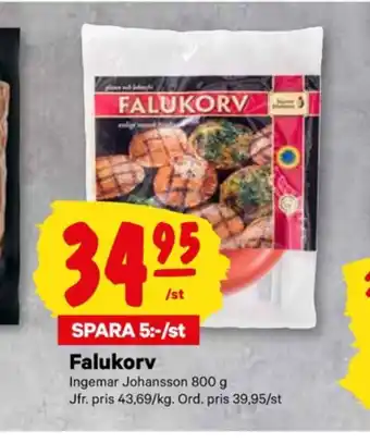 City Gross Ingemar johansson falukorv erbjuda