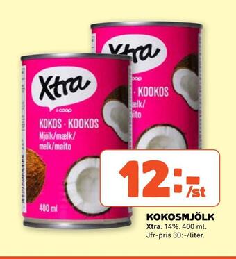 Stora Coop Kokosmjölk erbjuda