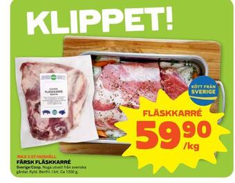 Stora Coop Färsk fläskkarré erbjuda