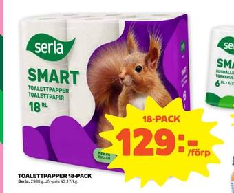 Stora Coop Toalettpapper 18-pack erbjuda