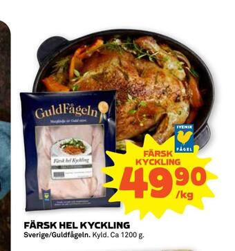 Stora Coop Färsk hel kyckling erbjuda