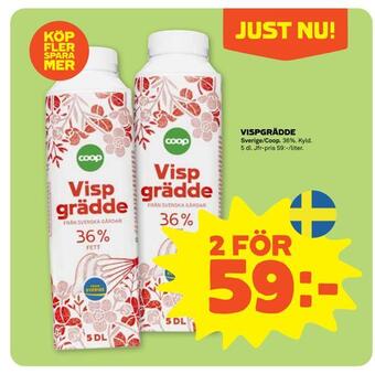 Stora Coop Vispgrädde erbjuda