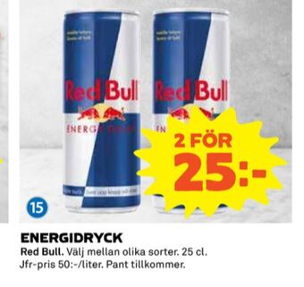 Coop Red bull energidryck erbjuda