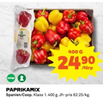 Coop Coop paprika erbjuda