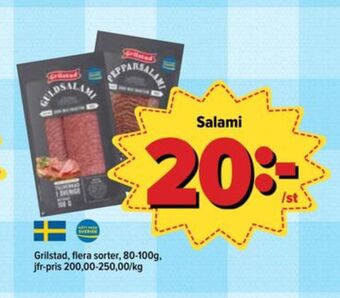 Östenssons Grilstad salami erbjuda