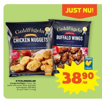 Stora Coop Guldfågeln kycklingnuggets erbjuda