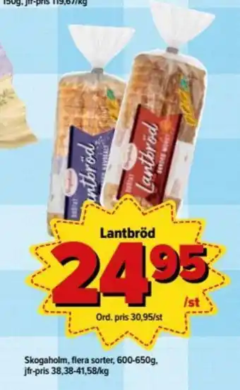 Skogaholm Bröd 600-650g