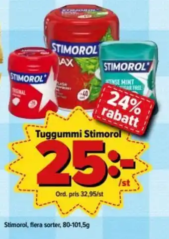 Östenssons Stimorol Tuggummi 80-101,5g erbjuda