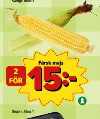 Östenssons Ungern Färsk majs erbjuda