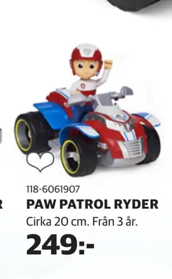 Lekia Paw patrol ryder erbjuda