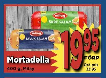 Supergrossen Mortadella erbjuda