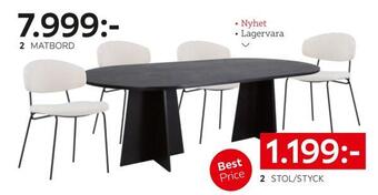 XXXLutz Stol/styck erbjuda