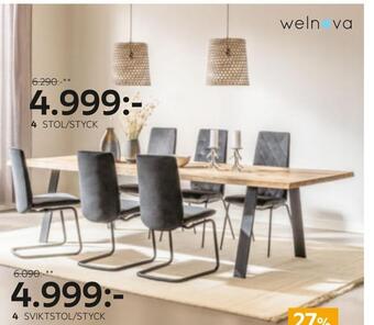 XXXLutz Stol/styck erbjuda
