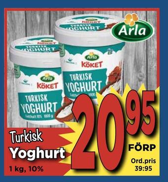 Supergrossen Yoghurt erbjuda