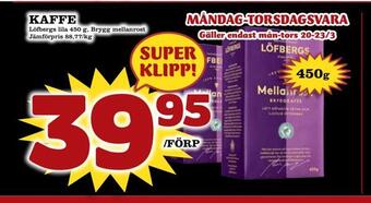 Nya Pulsen Kaffe erbjuda