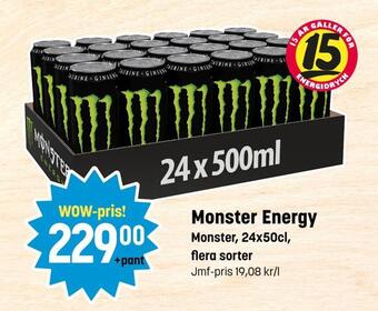 Eurocash Monster energy erbjuda